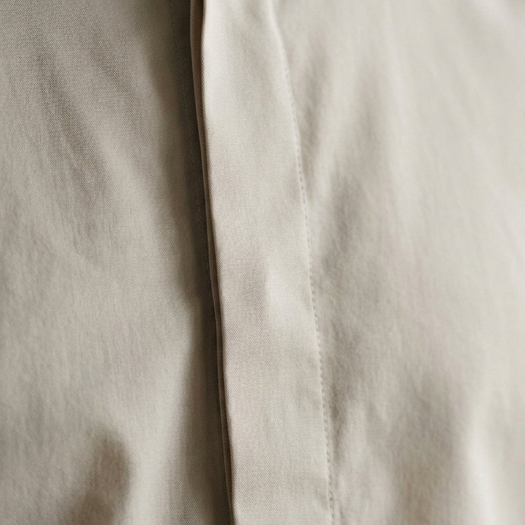 Mother-of-pearl, never plastic.