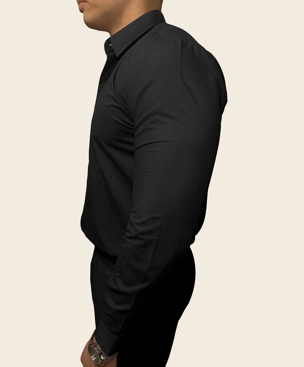 The Classic Shirt — Black view 3